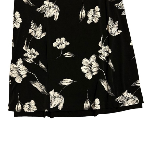 WHITE HOUSE BLACK MARKET NWT Sleeveless Floral Reversible Tank Dress L - Picture 5 of 12